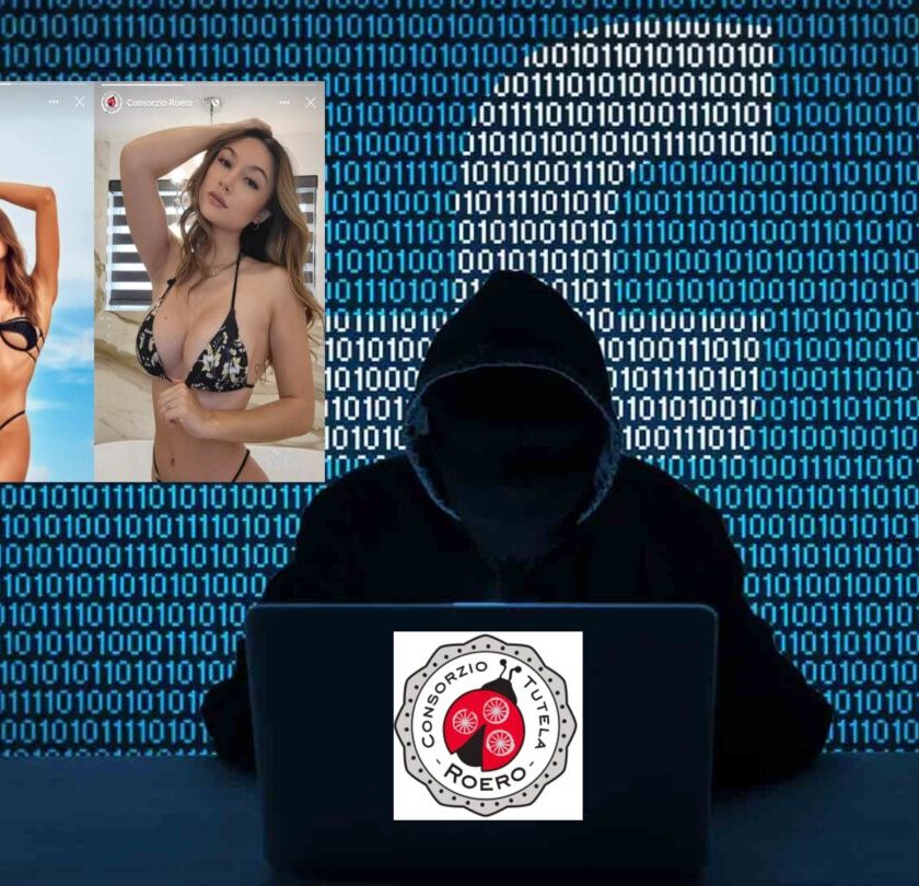 Consorzio Roero hackerato profilo Facebook immagini hot nelle stories