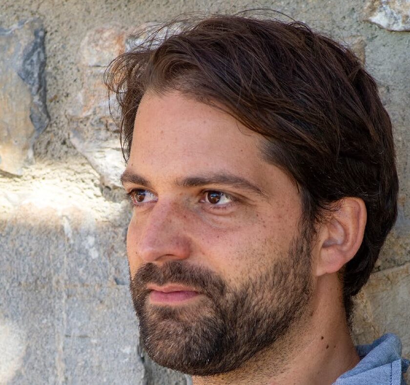 Alessandro Campatelli e il nuovo proprietario di Riecine 2