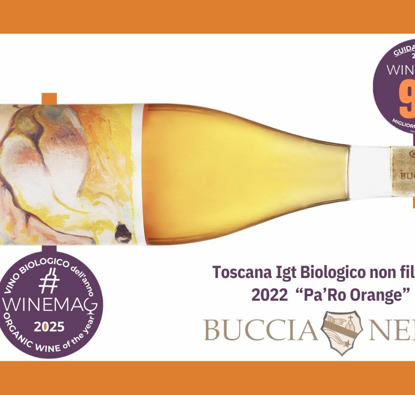 Miglior vino biologico italiano Guida Winemag 2025 PaRo orange 2020 Buccia Nera 1