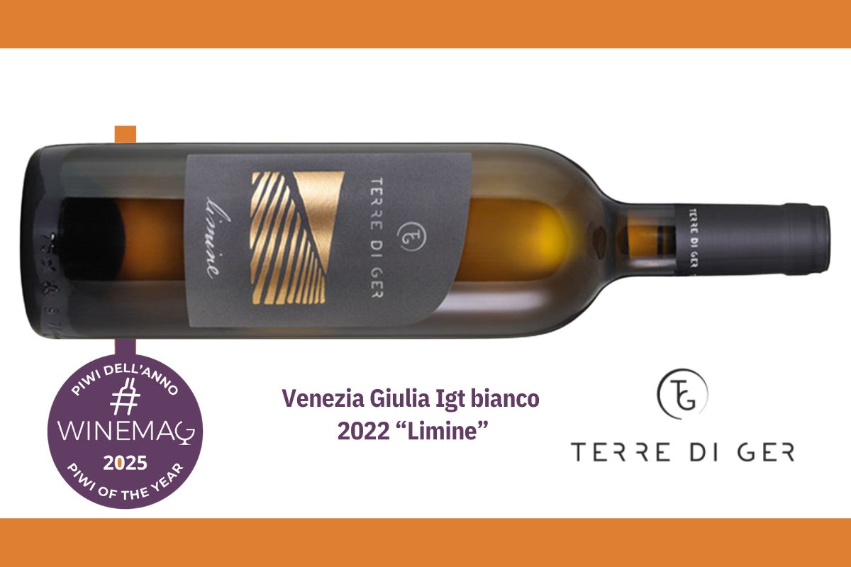 Miglior vino piwi italiano Guida Winemag 2025 Venezia Giulia Igt Limine, Terre di Ger cantina casa delle varietà resistenti alle malattie fungine