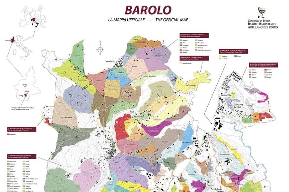 MGA del Barolo quanto pesano su prezzo e mercato cosa sono le mga del barolo sottozone e come vengono usate dai produttori delle langhe