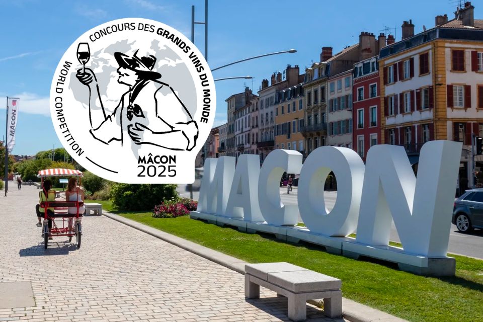 A Mâcon primo Concours des Grands Vins du Monde concorso dei grandi vini del mondo 2025