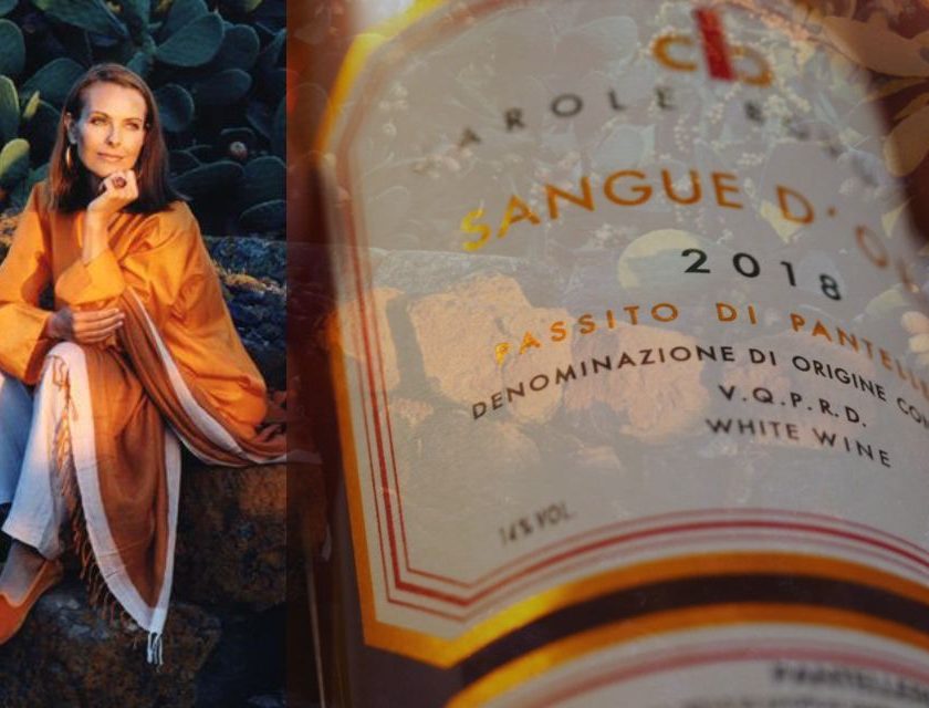 Pasqua Vini investe a Pantelleria con Carole Bouquet passito sangue d oro