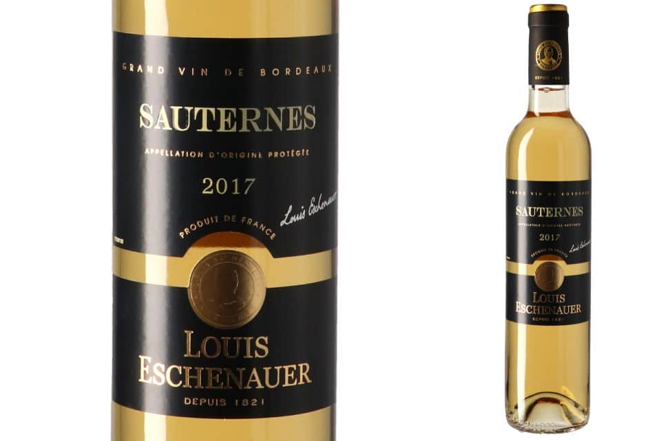 LOUIS ESCHENAUER SAUTERNES AOC 2023 Menu di Natale con vini francesi al supermercato