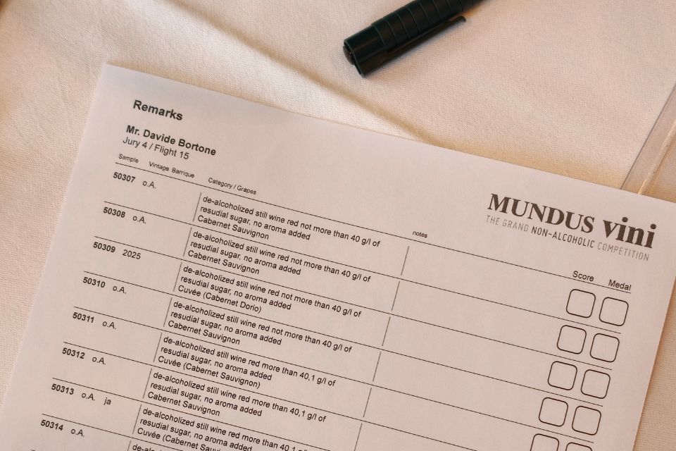 56 vini dealcolati alla cieca pregiudizi, realtà e qualità a Mundus Vini