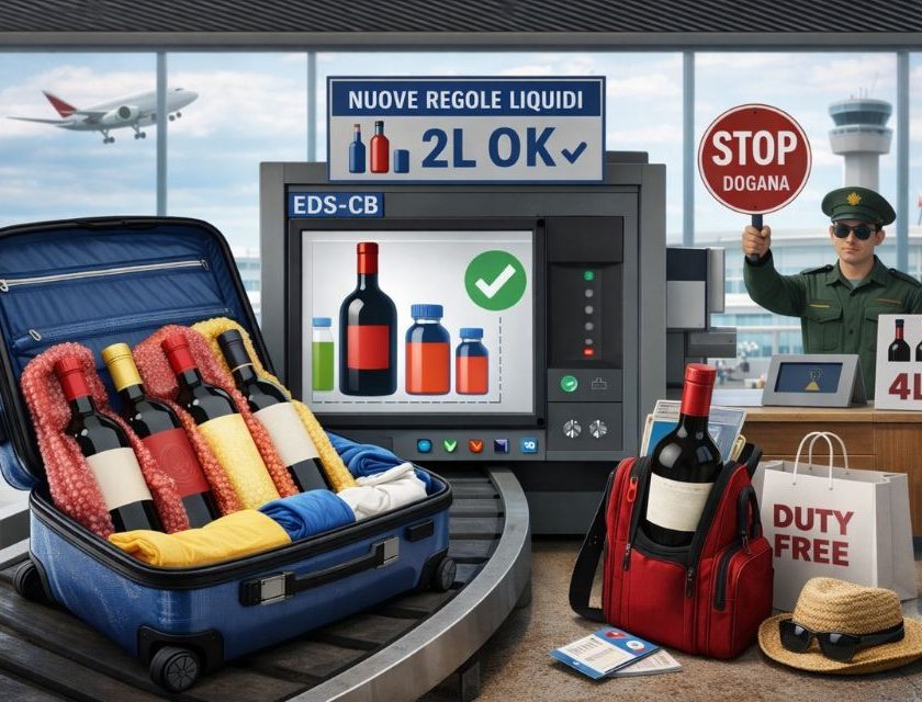 Quante bottiglie di vino posso portare in valigia negli aeroporti vini valigia aeroporto italia estero