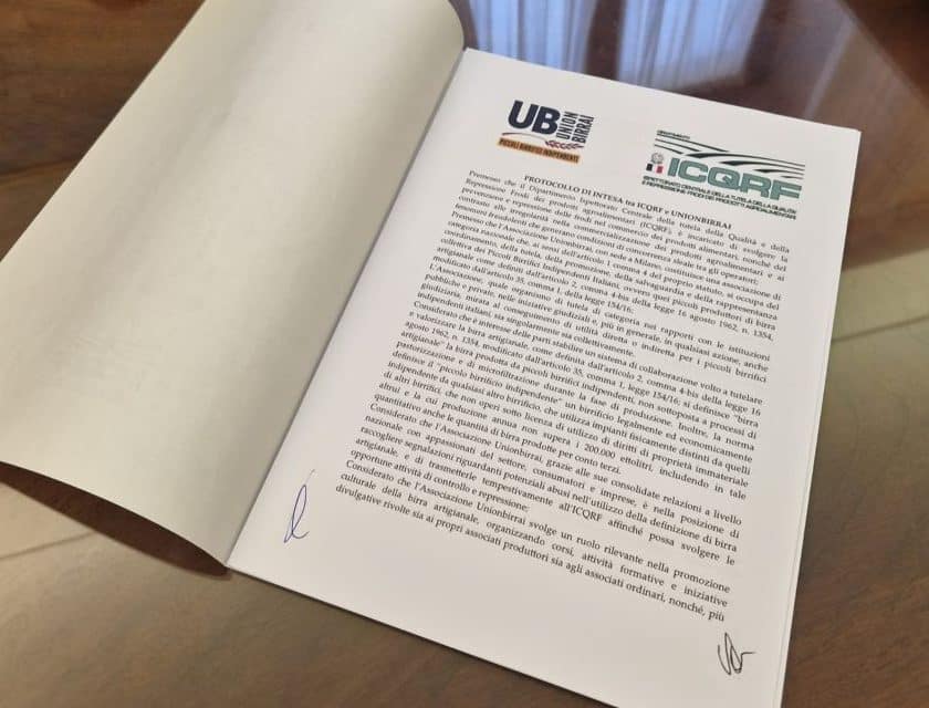 Birra artigianale, nuovo protocollo tra Unionbirrai e ICQRF contro frodi e usi impropri
