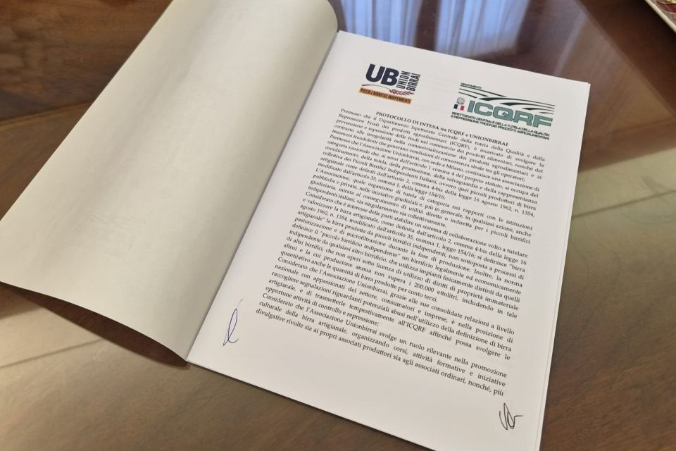 Birra artigianale, nuovo protocollo tra Unionbirrai e ICQRF contro frodi e usi impropri