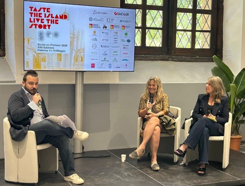 Wine is Art on the stage of Sicilia en Primeur 2026 Patrizia Pozzi and Agata Polizzi