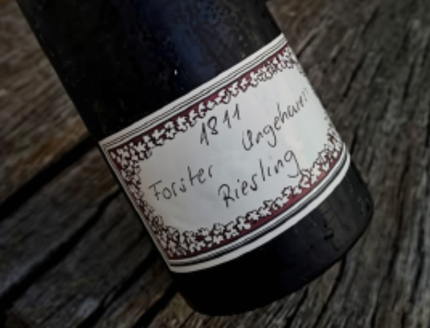 Forster Ungeheuer Riesling del 1811 all’asta su Catawiki