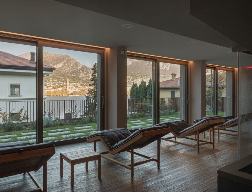 Hotel Promessi Sposi di Malgrate, la spa panoramica sul Lago di Como