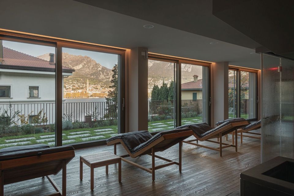 Hotel Promessi Sposi di Malgrate, la spa panoramica sul Lago di Como