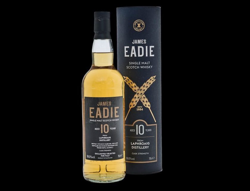 James Eadie Laphroaig 10 Years solo 600 bottiglie per l'Italia