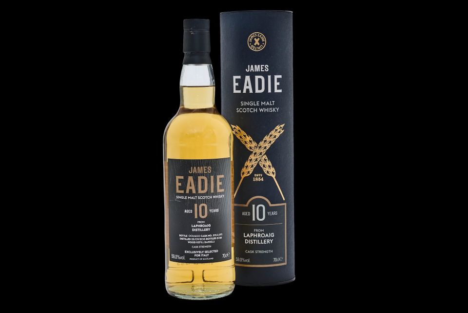 James Eadie Laphroaig 10 Years solo 600 bottiglie per l'Italia