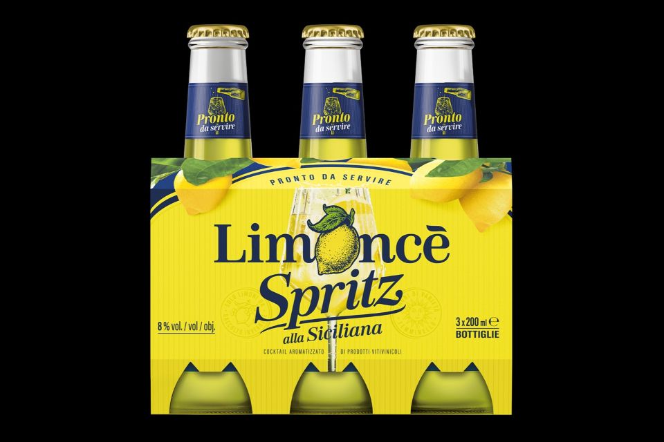 Limoncè lancia Spritz alla Siciliana il ready-to-drink con limoni siciliani