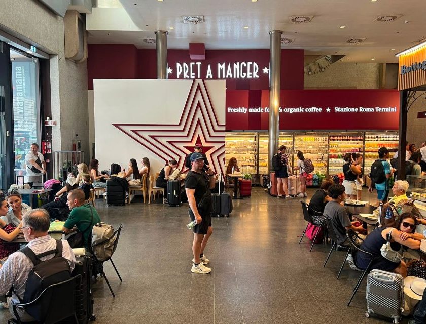 Pret A Manger apre a Roma Termini