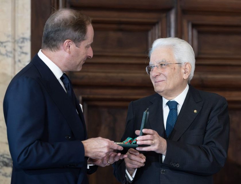 Giacomo Ponti (Fedevini) nominato Cavaliere del Lavoro da Sergio Mattarella