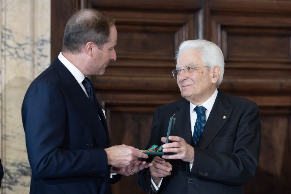 Giacomo Ponti (Fedevini) nominato Cavaliere del Lavoro da Sergio Mattarella