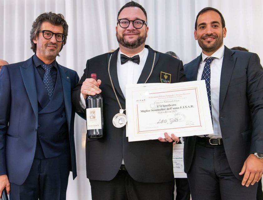 Juri Leo è il Miglior Sommelier FISAR 2026