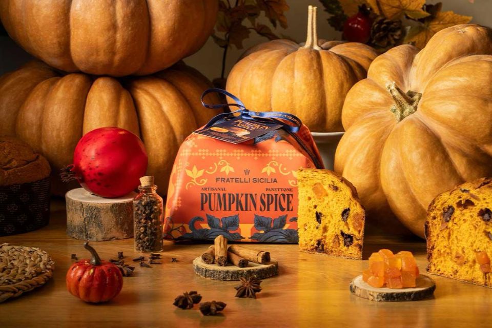 Pumpkin Spice, il panettone autunnale dei Fratelli Sicilia tra zucca, spezie e cioccolato