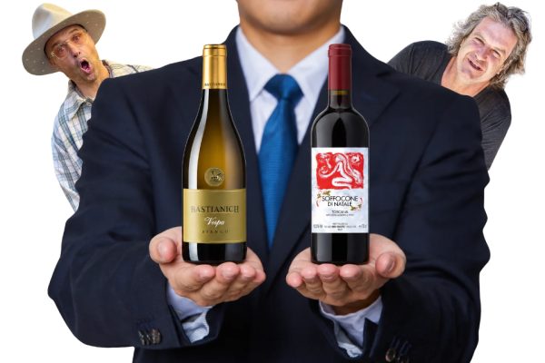Agenti vino sotto pressione bottiglie omaggio e provvigioni per vendere nomi noti come bastianich e bibi graetz